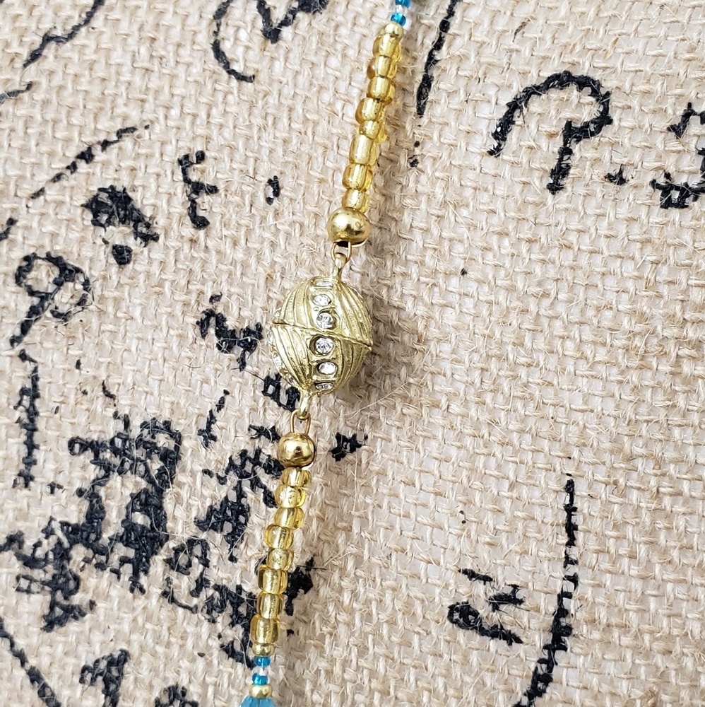 ❤5 for $25❤Crafted Beaded Peacock Necklace - Picture 4 of 4